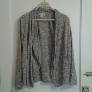 Multi shade gray cardigan